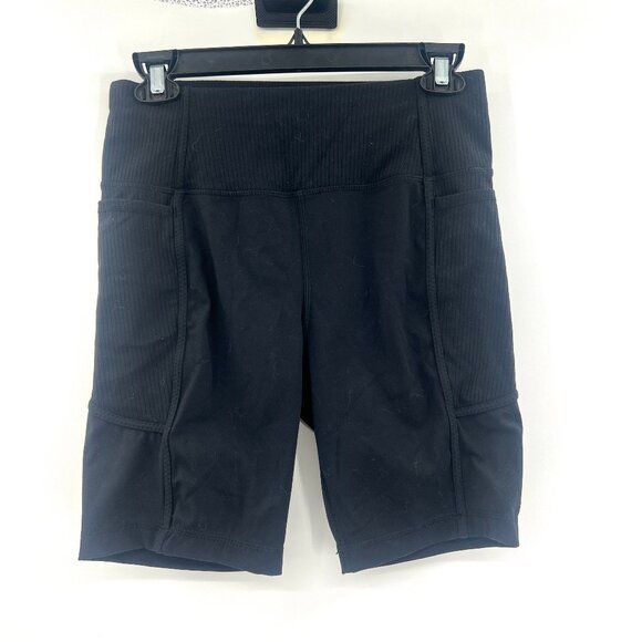 Mondetta Luxury Performance Black Bike Shorts with Pockets Women's Small - Picture 1 of 3
